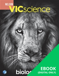 NELSON VICSCIENCE BIOLOGY VCE UNITS 1&2 STUDENT EBOOK 4E (eBook only)