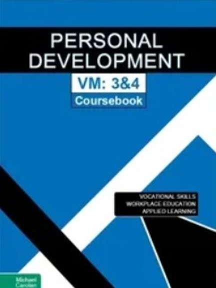 PERSONAL DEVELOPMENT VOCATIONAL MAJOR UNITS 3&4: COURSEBOOK (2024)