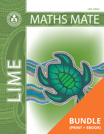 MATHS MATE 10 AC STUDENT PAD (LIME) PRINT + EBOOK