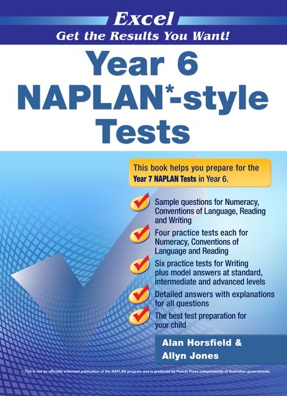 EXCEL NAPLAN STYLE TESTS YEAR 6