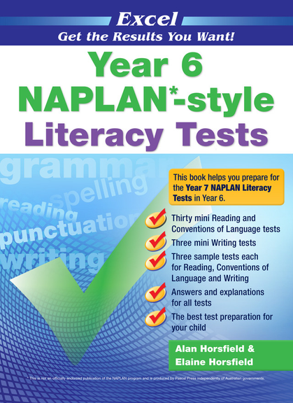 EXCEL NAPLAN STYLE LITERACY TESTS YEAR 5