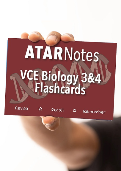 ATAR NOTES VCE BIOLOGY UNITS 3&4 FLASHCARDS