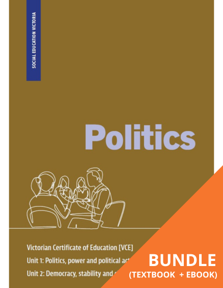 POLITICS VCE UNITS 1 AND 2 STUDENT BOOK + EBOOK 1E