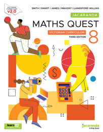 JACARANDA MATHS QUEST 8 VICTORIAN CURRICULUM PRINT & LEARNON 3E