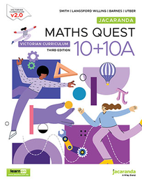 JACARANDA MATHS QUEST 10 VICTORIAN CURRICULUM PRINT & LEARNON 3E