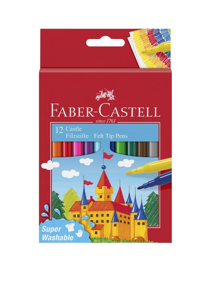 12 FABER CASTELL PROJECT MARKERS