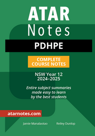 ATAR NOTES HSC PDHPE YEAR 12 NOTES (2024-2025)