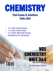 ROSCHEM VCE CHEMISTRY UNITS 3&4 TRIAL EXAMS & SOLUTIONS WORKBOOK