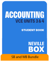 MATILDA ACCOUNTING VCE UNITS 3&4 STUDENT BOOK + WORKBOOK + EBOOK 7E