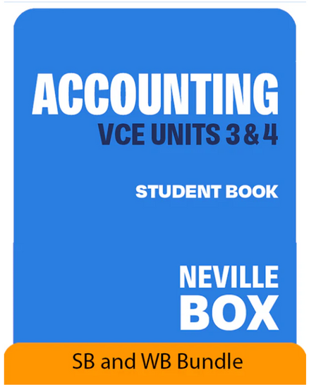 MATILDA ACCOUNTING VCE UNITS 3&4 STUDENT BOOK + WORKBOOK + EBOOK 7E