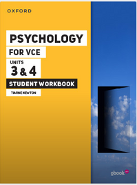 OXFORD PSYCHOLOGY FOR VCE UNITS 3&4 STUDENT WORKBOOK + OBOOK PRO