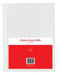 A4 DISPLAY BOOK REFILLS PACK OF 10