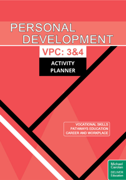 PERSONAL DEVELOPMENT ACTIVITY PLANNER VICTORIAN PATHWAYS CERTIFICATE UNITS 3&4