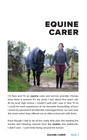 REAL PEOPLE, REAL CAREERS: EQUINE CARER