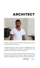 REAL PEOPLE, REAL CAREERS: ARCHITECT