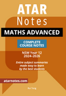 ATAR NOTES HSC MATHEMATICS ADVANCED YEAR 12 NOTES (2024-2026)