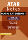 ATAR NOTES HSC MATHEMATICS EXTENSION 1 YEAR 11 NOTES (2024-2026)