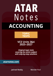 ATAR NOTES VCE ACCOUNTING UNITS 3&4 TOPIC TESTS (2025-2027)