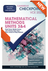 CAMBRIDGE CHECKPOINTS VCE MATHEMATICAL METHODS UNITS 3&4 2025 + QUIZ ME MORE