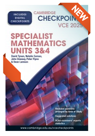 CAMBRIDGE CHECKPOINTS VCE SPECIALIST MATHEMATICS UNITS 3&4 2025 + QUIZ ME MORE