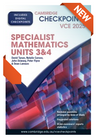 CAMBRIDGE CHECKPOINTS VCE SPECIALIST MATHEMATICS UNITS 3&4 2025 + QUIZ ME MORE