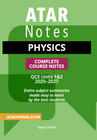 ATAR NOTES QCE PHYSICS 1&2 NOTES (2025-2027)