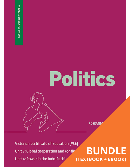 POLITICS VCE UNITS 3 AND 4 STUDENT EBOOK + EBOOK 1E