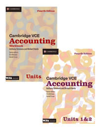 CAMBRIDGE VCE ACCOUNTING UNITS 1&2 TEXTBOOK + WORKBOOK + EBOOK BUNDLE 4E