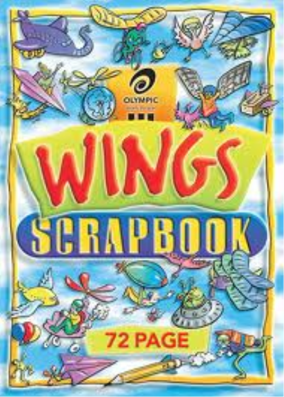 72 PAGE WINGS SCRAPBOOK 335 x 240