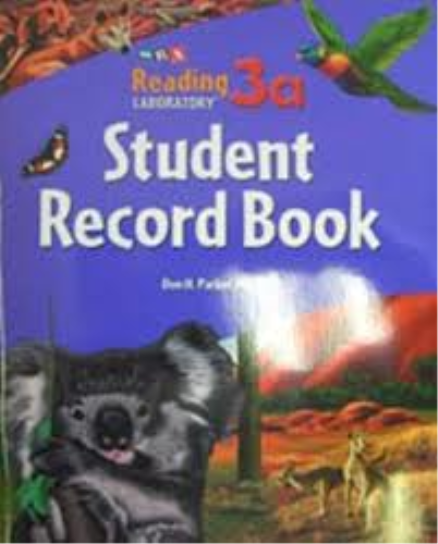 SRA READING LABORATORY 3A - STUDENT RECORD BOOK 