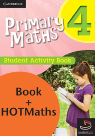 PRIMARY MATHS STUDENT ACTIVITY BOOK YEAR 4 + HOTMATHS BUNDLE