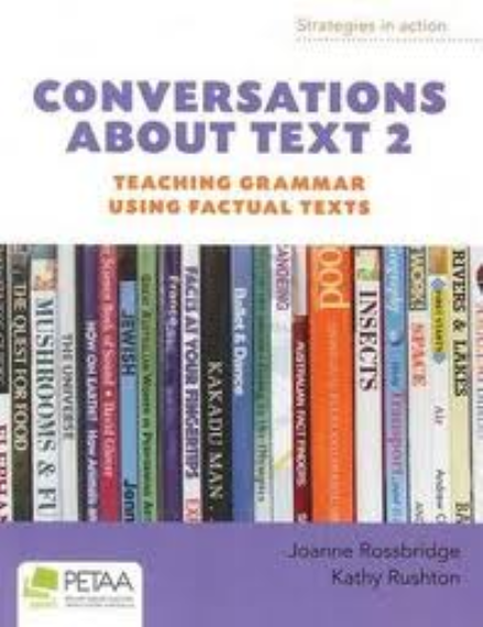 CONVERSATIONS ABOUT TEXT 2: TEACHING GRAMMAR USING FACTUAL TEXTS