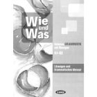 WIE UND WAS: SOLUTIONS AND GRAMMATICAL GLOSSARY