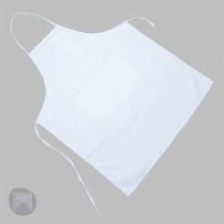 ART APRON WHITE WITH POCKETS