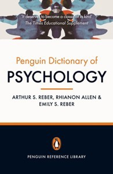 PENGUIN DICTIONARY OF PSYCHOLOGY