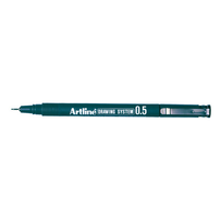 FINELINER ARTLINE BLACK DRAWING SYSTEM 0.5MM 