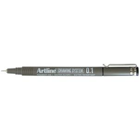 FINELINER ARTLINE BLACK DRAWING SYSTEM 0.1MM 