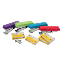 STAPLER PLUS STAPLES NO.10 BRIGHT COLOURS